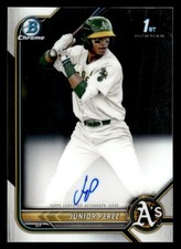 2022 Bowman Chrome #CPA-JP Junior Perez Prospect Autographs