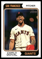 Camilo Doval 2023 Topps Heritage #684 Giants MLB READ FREE SHIPPING AutographDen