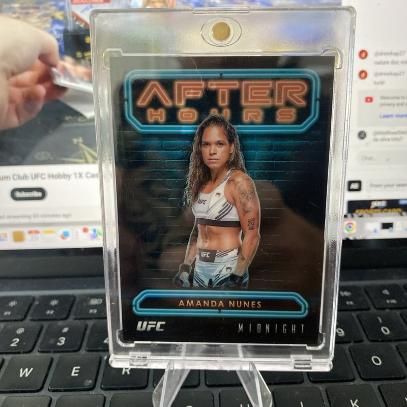 Amanda Nunes After Hours  TOPPS midnight 2024 ufc