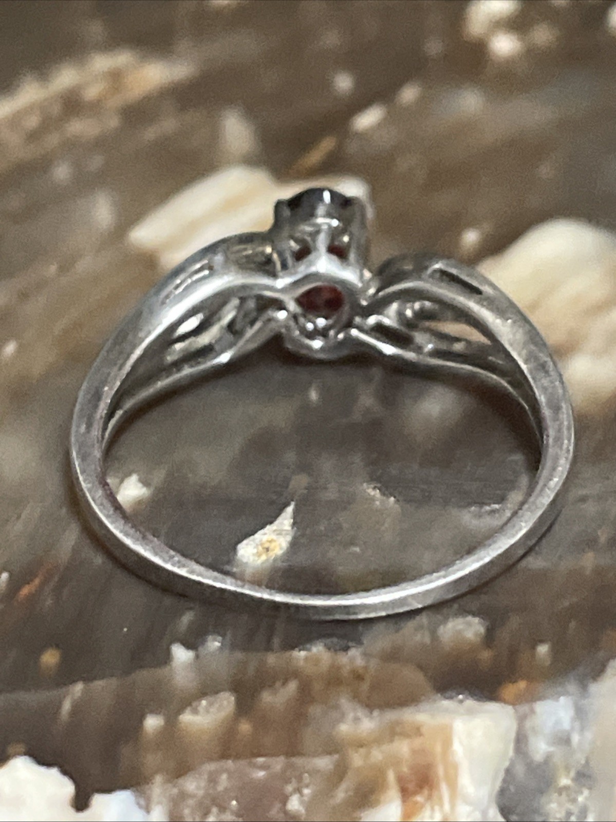 Ruby And Sterling Silver Petite Ring For Women Si… - image 6