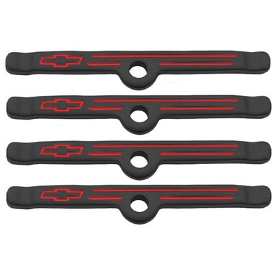 PROFORM Chevy Performance Valve Cover Hold Downs Black Crinkle Set of 4