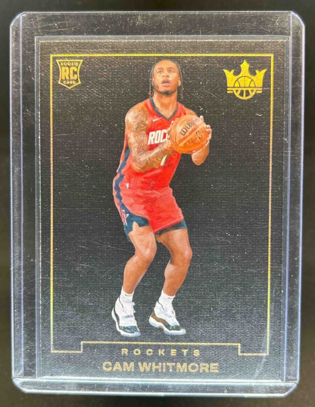 2023-24 Panini Court Kings Cam Whitmore Blank Slate RC Rookie #20 Rockets