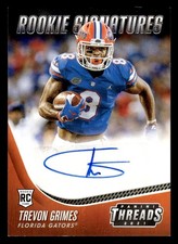2021 PANINI CHRONICLES TREVON GRIMES TS-TVG RC SIGNATURES AUTOGRAPH FLORIDA