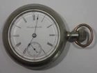 ANTIQUE 1898 HAMILTON POCKET WATCH 931 18S 16J w/ ETCHED LOCOMOTIVE NICKEL CASE