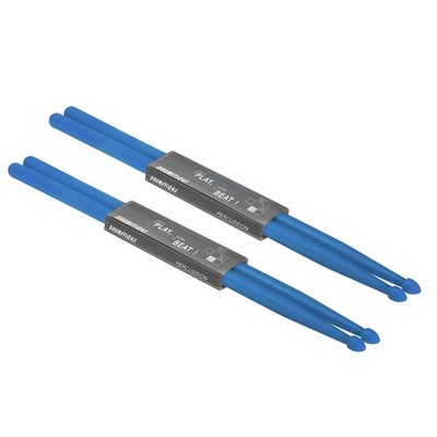 Nylon Drumstick 5A Plastik Rutschfeste Handgriff Trommelstock Blau 2 Paar