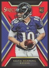 2014 Panini Select #125 Keith Wenning Prizm Orange #/75 SN,RC