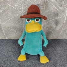 Phineas and Ferb Perry the Platypus Disney Store Push Agent P Stuffed Animal