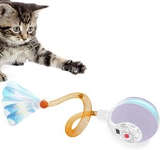 Interactive Cat Toys Ball for Indoor Cats, Newly Upgraded Agile Moving