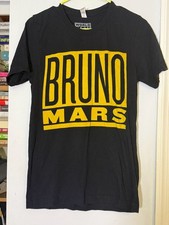 Bruno Mars 24K Magic World Tour Black T-Shirt Size S