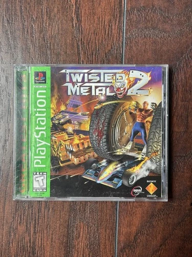 Twisted Metal 2 Sony PlayStation 1 1997 Complete PS1  greatest hits w/ reg card