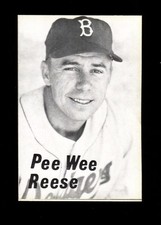1975 Ed Broder 1955 WORLD CHAMPION DODGERS Pee Wee Reese HOF NRMT OR BETTER RARE