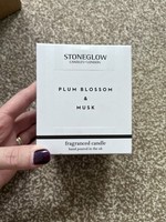 Stoneglow Fragranced Candle Plum Blossom And Musk
