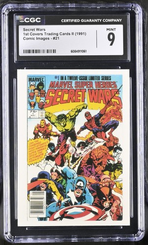 1991 Secret Wars 1st Covers Marvel Comics Presents Card #21 CGC 9 MINT