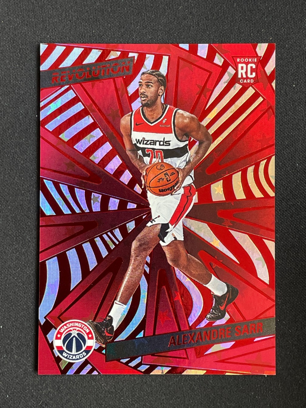 Alexandre Sarr 2024-25 Panini Revolution Astro Red 222/299 RC #106