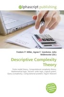 Frederic P. Miller (U. A.) | Descriptive Complexity Theory | Taschenbuch (2026)