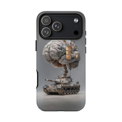 Phone Ink   Neuro Battle Tank Brain   Case for iPhone, Galaxy, Pixel