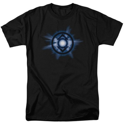 Green Lantern Corp Indigo Glow DC Comics Licensed Adult T-Shirt