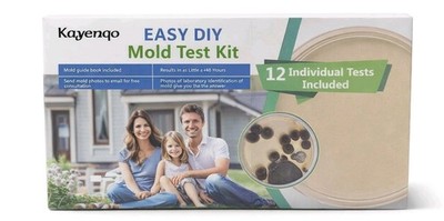 Kayenqo Easy DIY Mold Test Kit 12 Tests Home Air HVAC Surface Results 48hr