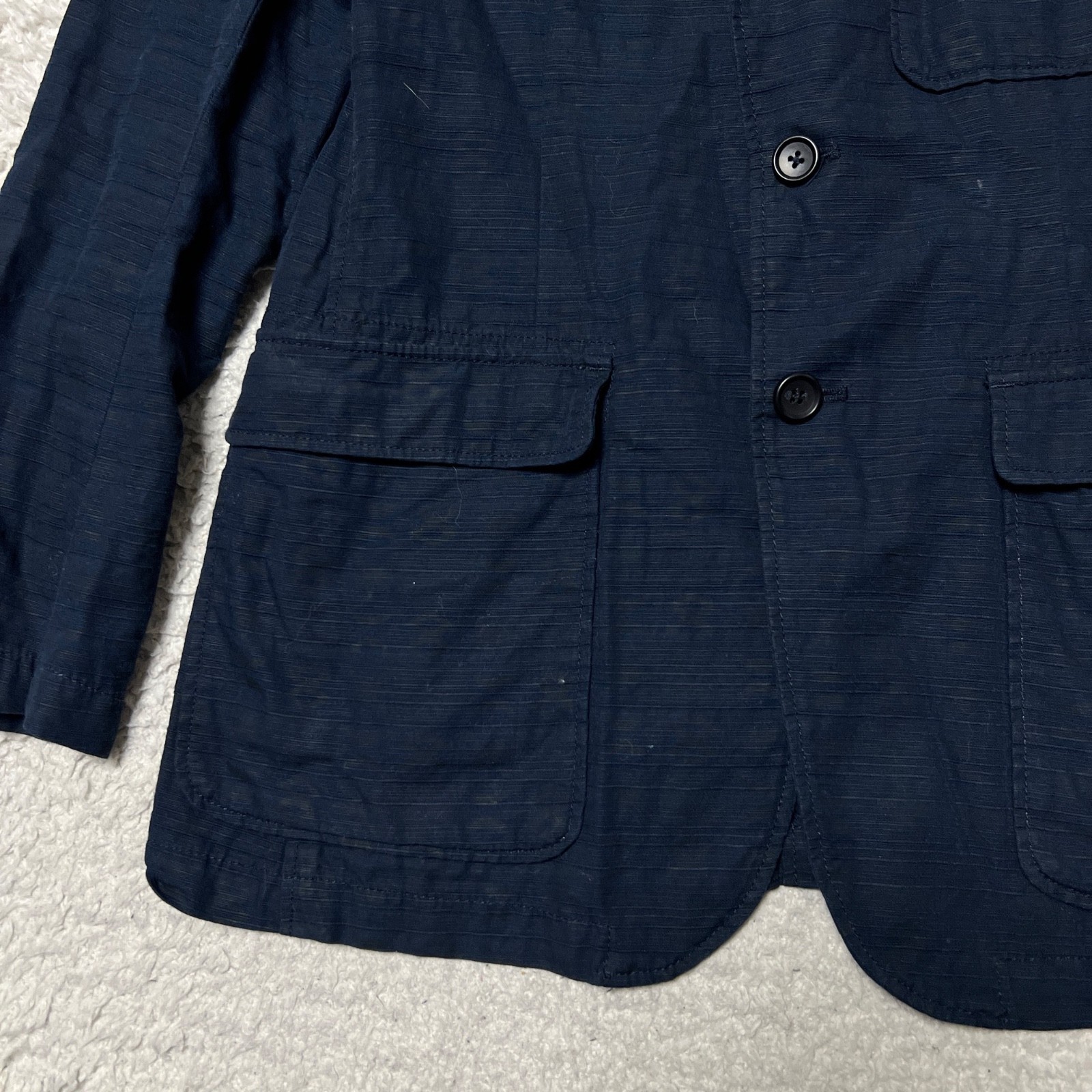 Engineered Garments Baker Jacket Men Small Navy J… - image 3