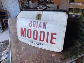 Antique Leather Bookmakers Course Bag With Cards Prop Decor Advertising