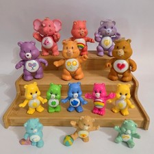 Lot of 14 CARE BEARS COUSINS Vintage 1980's Kenner - 2000's Just Play
