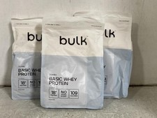 Bulk Basic Whey Protein Powder Vanilla Flavour 1.25kg High Protein Supplement 14.39 per kilo