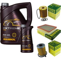 Mann Inspektionspaket 6L Mannol Extreme 5W-40 FüR Opel Astra H Caravan 1.7 Cdti