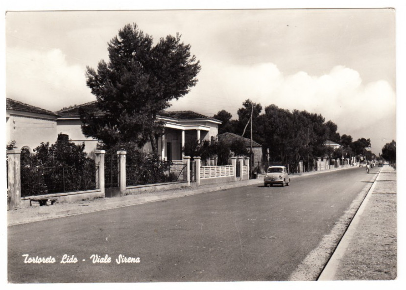 26-02351 - TORTORETO LIDO TERAMO - VIALE SIRENA VIAGGIATA 1960