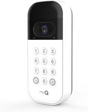 MyQ Smart Garage Video Keypad with Camera  Phone Control, White VKP1-MYQ 