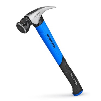 REAL STEEL 22 Oz Head Framing Hammer Magnetic Milled Face | Straight Claw Jacket