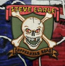 EMBROIDERED STEVE EARLE OUTLAW COUNTRY PATCH (Please Read Ad)