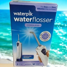 Waterpik WP360W Cordless Water Flosser White New Sealed Dental Jet Streaming NIB