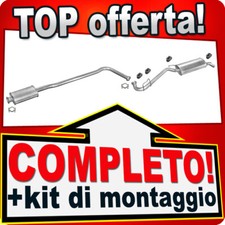 Scarico Completo per RENAULT CLIO I 1.9 D F8Q730-F8Q732 Marmitta