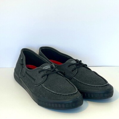 Levi's Black Canvas Shoes US Size 9
