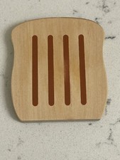 Melissa  Doug Bread Slice Replacement Piece Sandwich Breakfast Food Wooden