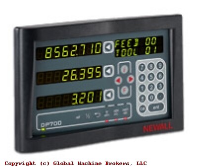 NEWALL DP700 GRINDER PACKAGE DRO Digital Readout 6'' x 12'', other sizes available