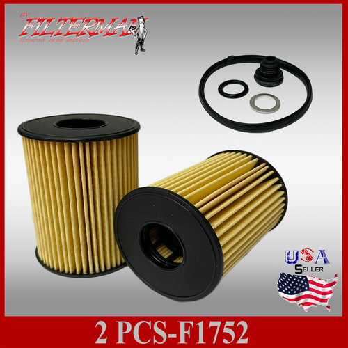 2PCSF1752 Oil Filter Pack Fits for 2021 Kia Optima Engine 2.5L 26350
