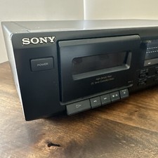 Sony TC-WE305 Stereo Dual Cassette Deck Player Recorder - FOR PARTS/REPAIR