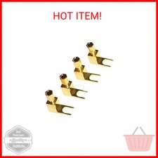  4 Pack 4 pcs Total Hi-end Banana to Spade Adapter Plug/Speaker Cable Connector