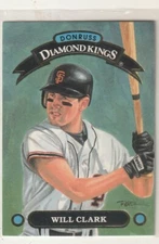 1992  DONRUSS  DIAMOND KING  WILL CLARK   NM/MT  INV 4,583