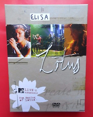 elisa lotus mtv live supersonic sehr selten box 2004 box 2 dvd elisa toffoli