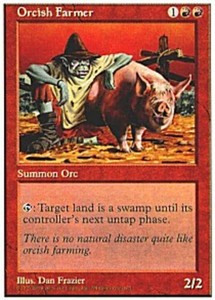 Orcish Farmer x4 - 5th Edition - NM-Mint, English - 5th Edition