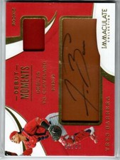 2020 Debut Jumbo Material Autographs #2 Tres Barrera 99 (ref 152219)