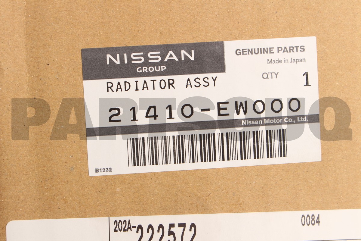 21410EW000 Genuine Nissan RADIATOR ASSY 21410-EW000 | eBay