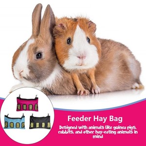 Hay Pouch Hanging Bag Feeder Guinea Pigs Rabbits Chinchilla