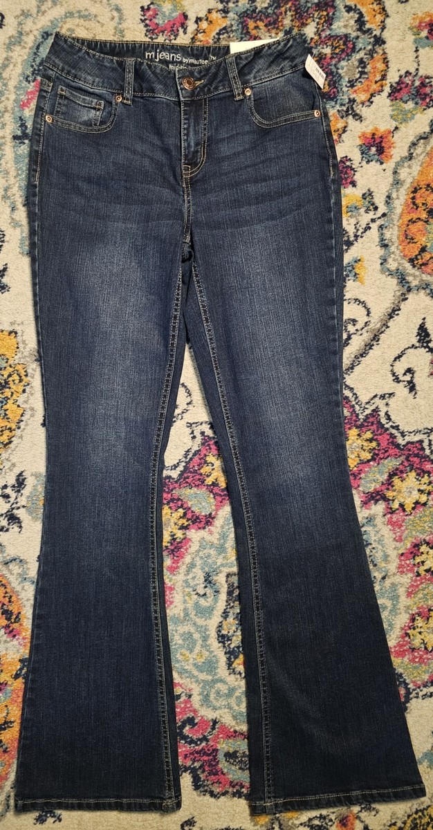 NWT Mjeans By Maurices Classic Flare Mid Rise Stretch Denim Jeans