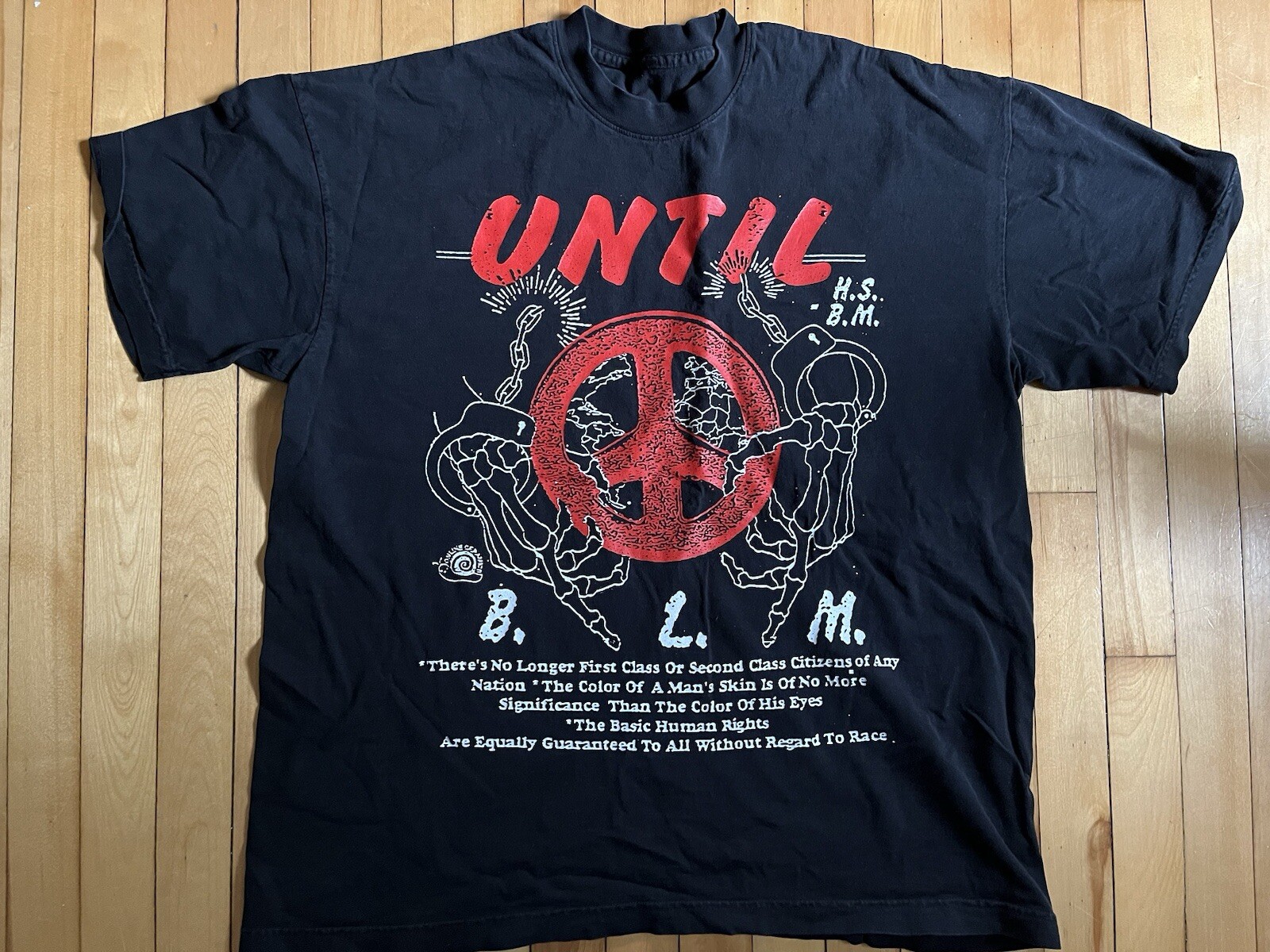 ONLINE CERAMICS BLM Good Over Evil Black Lives Matter Graphic Tee-image