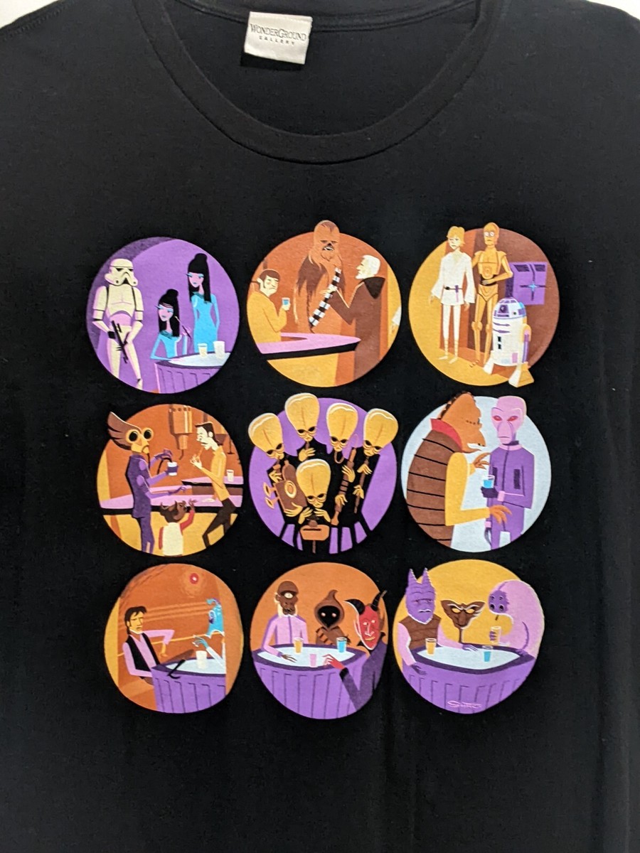 Camiseta Star Wars - Clásica - 1977 Círculo - S XXL - Para Hombre