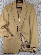 Jos A Bank 100 Percent Cashmere Blazer Men's 41 Large Tan