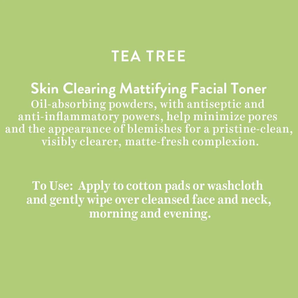 Biotique Tea Tree Skin Clearing Mattifying facial Liquid toner 120ml free ship. - Image 4 of 4